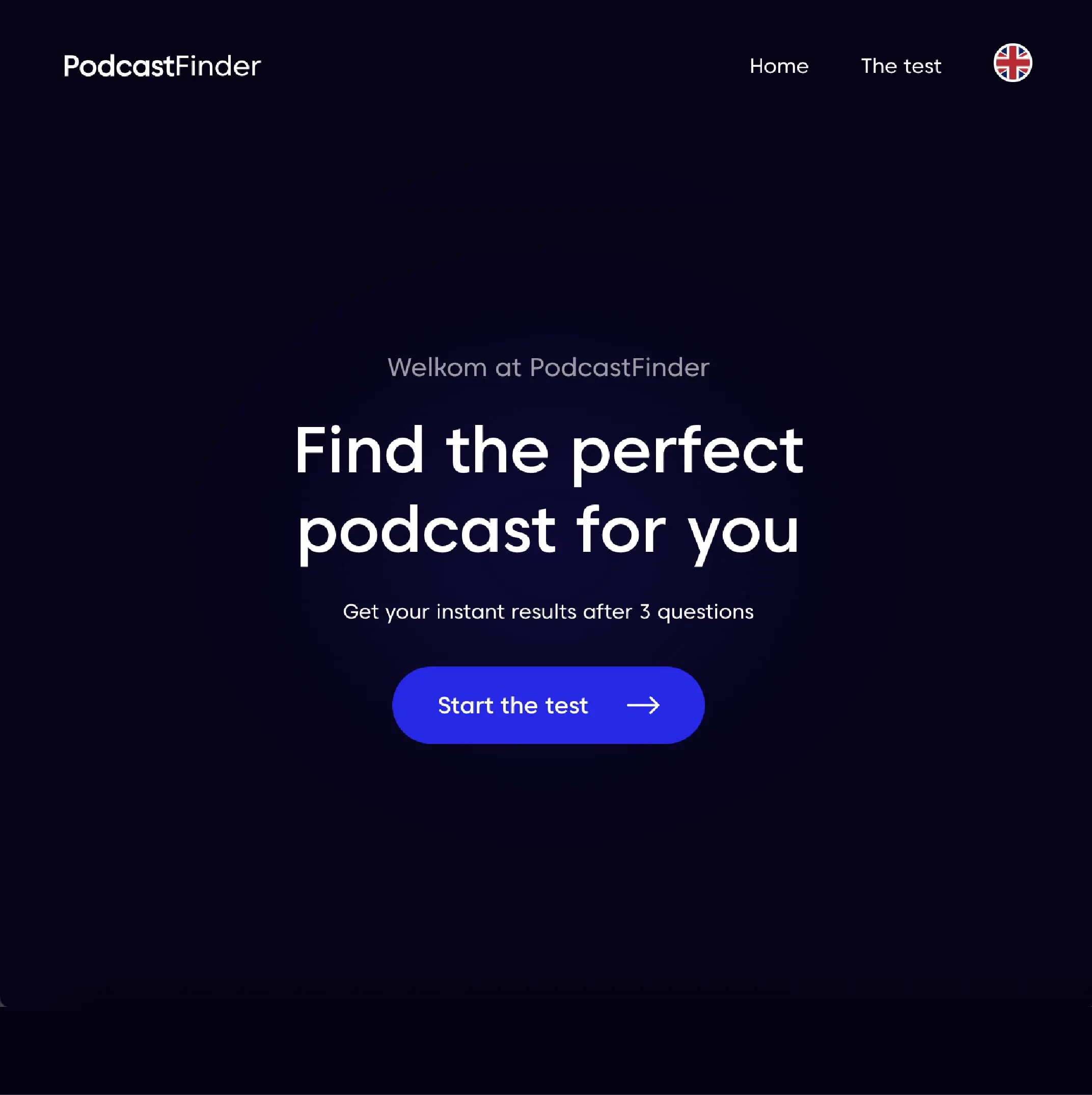 Website PodcastFinder